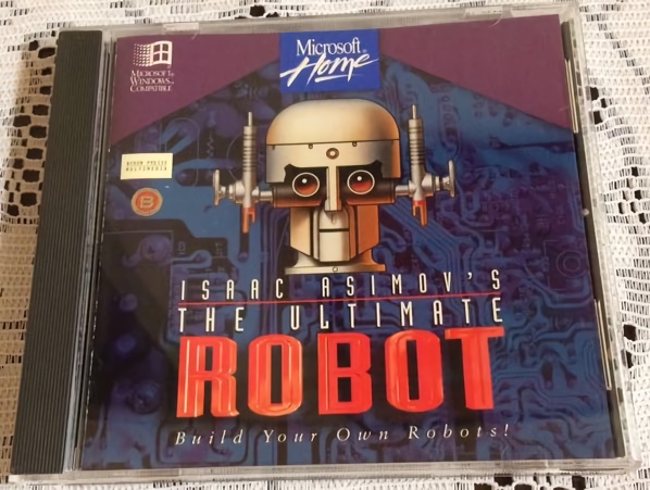 Microsoft Isaac Asimov's The Ultimate Robot CD Cover (1993)